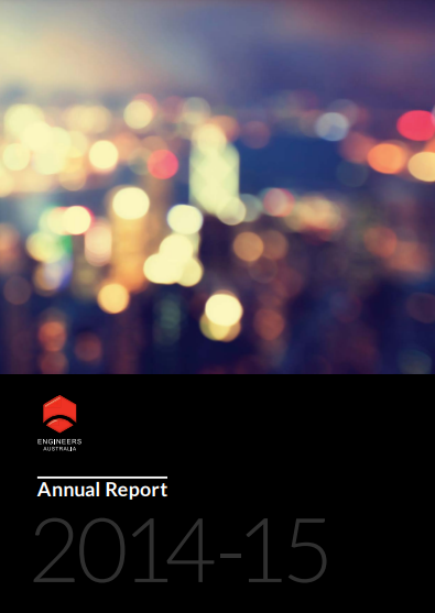 Annual report cover 2015