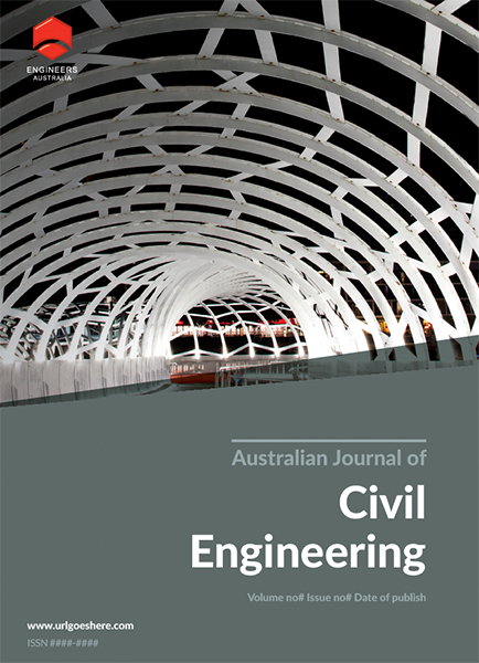 Cover of the civil engineering journal