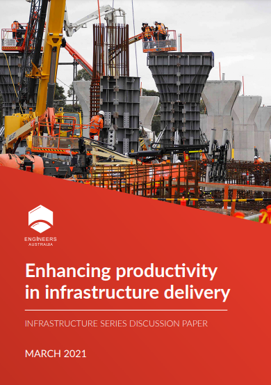 Enhancing productivity in infrastructure delivery cover
