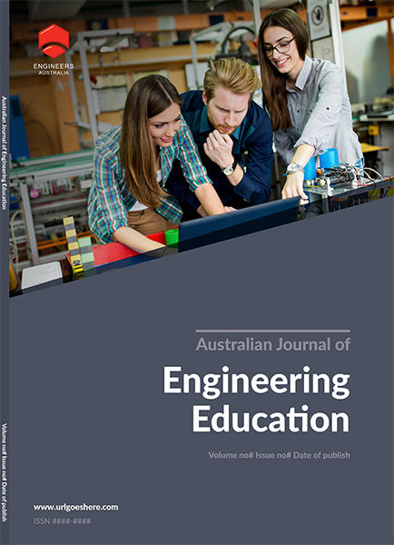 Cover of engineering education journal