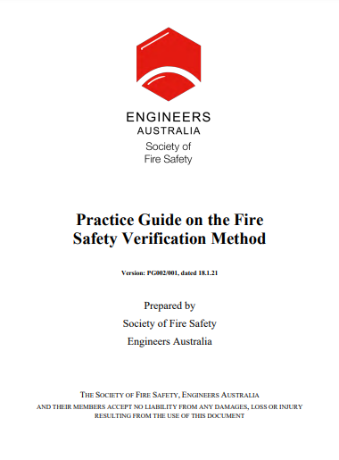 Guide of the fire safety verification method