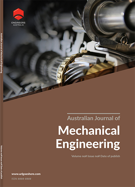 Cover of mechanical engineering journal