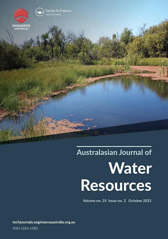 Cover of water resources journal