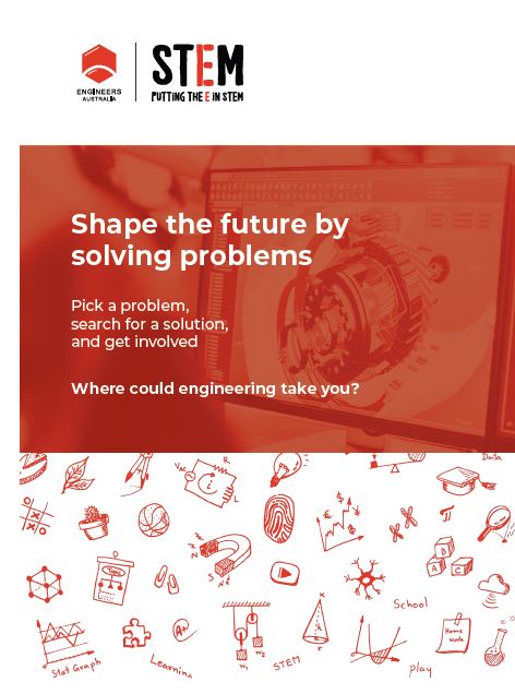 Cover of STEM brochure for high school students