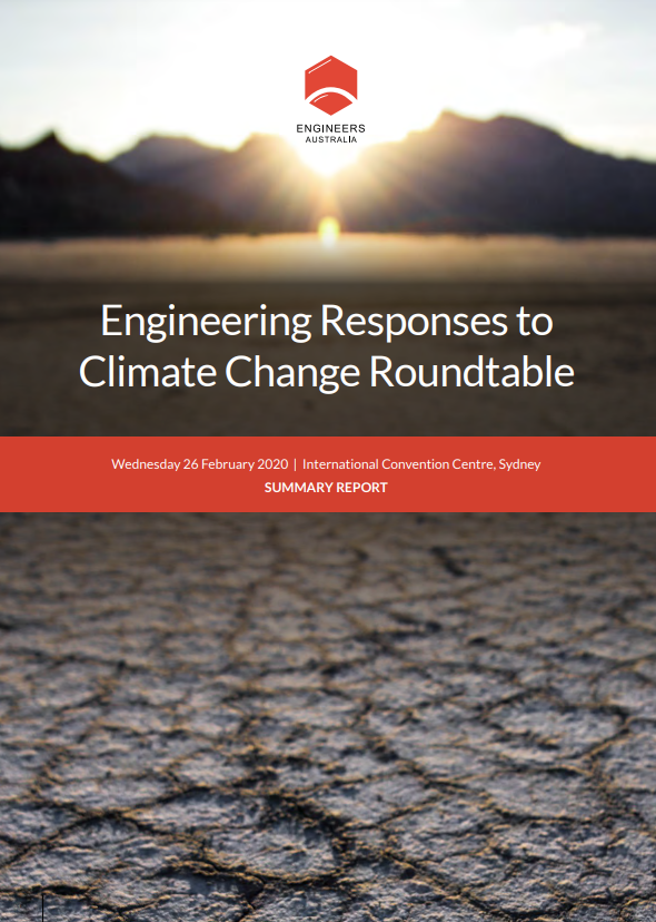 Cover of Engineering responses to climate change roundtable