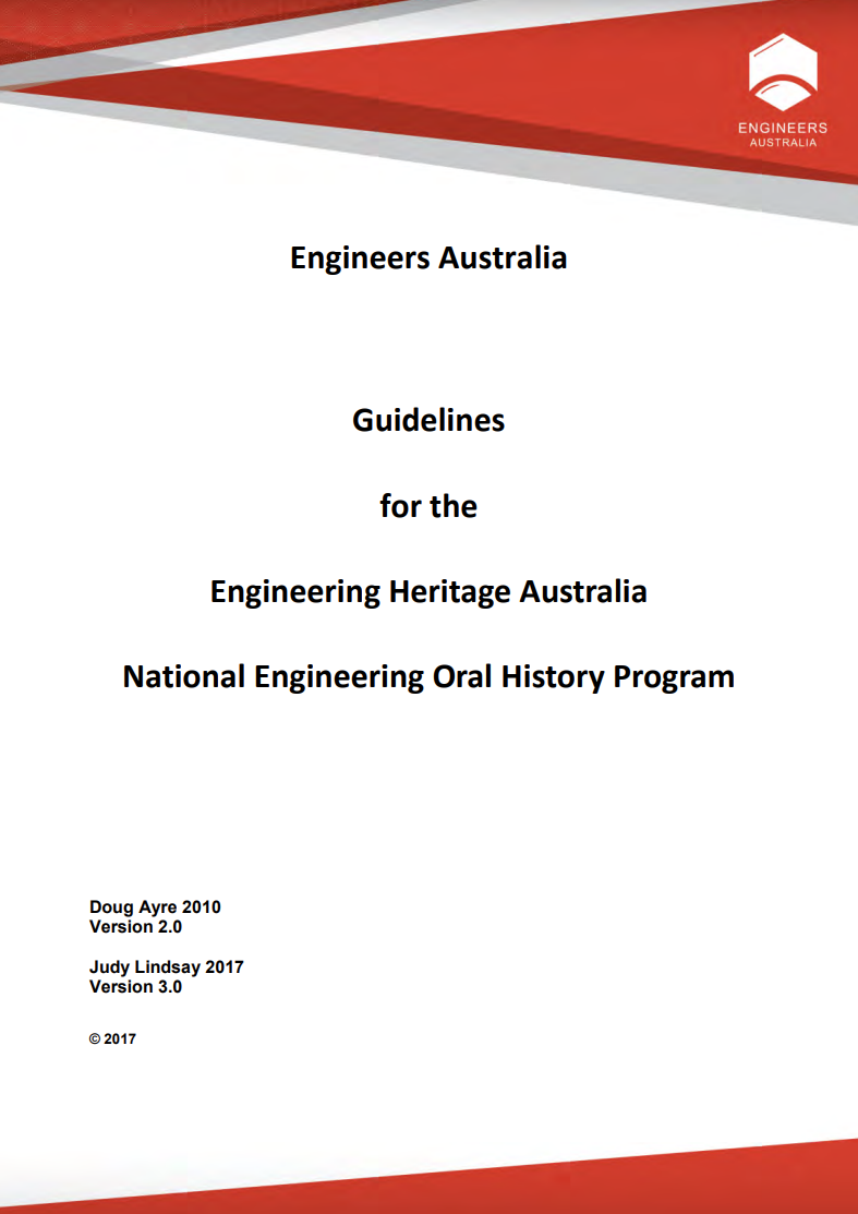EHA oral history guidelines cover